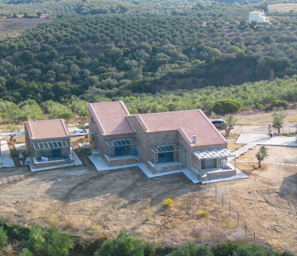 stone-built villas